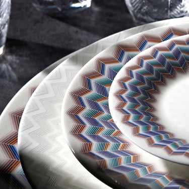 Missoni Home Bread and Butter Plates ZIG ZAG Set of 6 Jarris 148