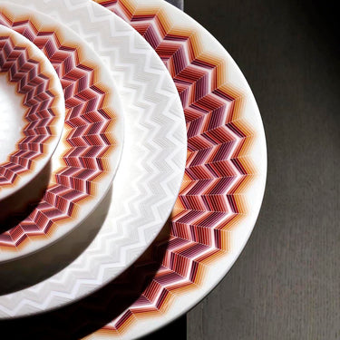 Dinner Plate by Missoni Home in Zig Zag Jarris 156, view 2