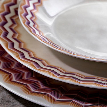 Dinner Plate by Missoni Home in Zig Zag Jarris 156, view 3