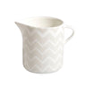 Creamer by Missoni Home in Zig Zag White, view 1