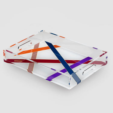 Serving Tray by Missoni Home in Nastri Multicolor, view 3