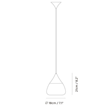 Seed Design Mist Pendant Medium Chrome