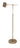 House of Troy Morris Adjustable LED Floor Lamp in Antique Brass MO200-AB