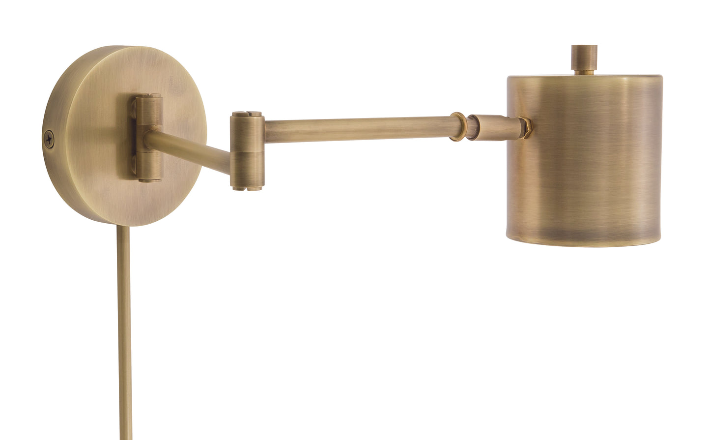 House of Troy Morris Adjustable LED Wall Lamp in Antique Brass MO275-AB