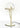 Lyndon 283 outdoor table lamp by Oluce in ivory, studio shot