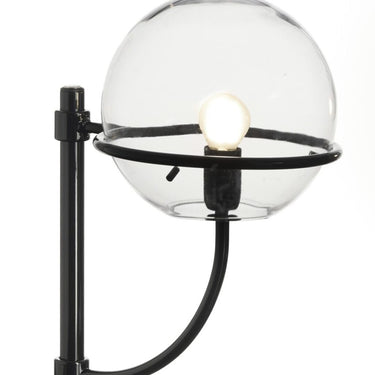 Lyndon 283 outdoor table lamp by Oluce in black, studio shot
