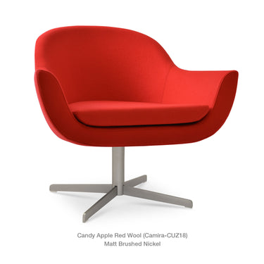 Madison 4 Star Swivel Armchair Fabric by SohoConcept - New