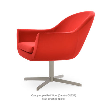 Madison 4 Star Swivel Armchair Fabric by SohoConcept - New
