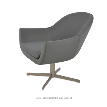 Madison 4 Star Swivel Armchair Fabric by SohoConcept - New
