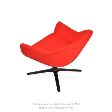 Madison Oval Swivel Armchair Fabric by SohoConcept - New
