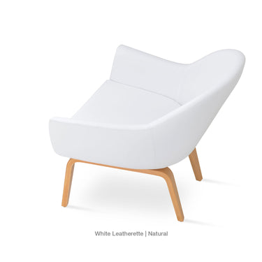 Madison Plywood Swivel Armchair Leather by SohoConcept - New