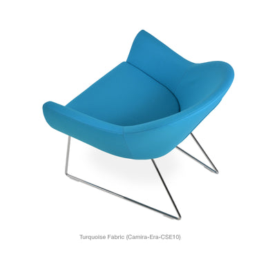 Madison Wire Sled Armchair Fabric by SohoConcept - New
