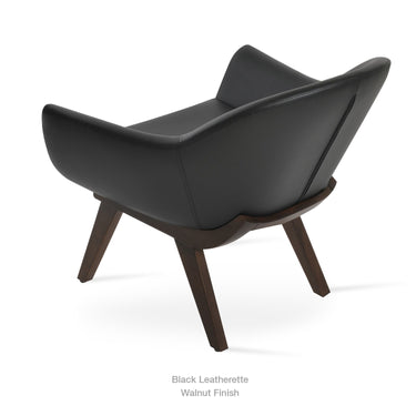 Madison Wood Armchair Leather by SohoConcept - New