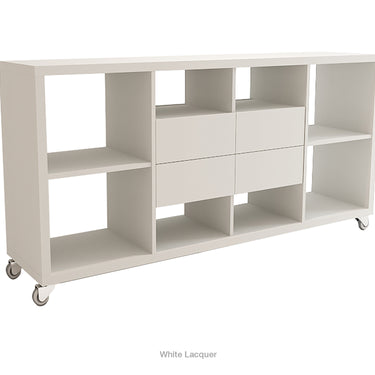 Malta Bookcase With Drawers by SohoConcept - New