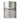 Transparent smoke glass flush mount with satin nickel finish, LED hallway lighting