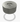 Satin nickel and smoke glass ceiling light, small flush mount for closet, integrated LED,