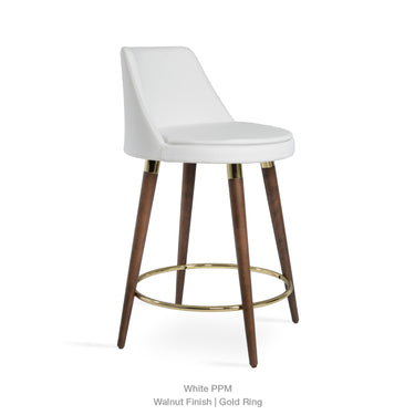 Martini DR Wood Stools Leather by SohoConcept - New