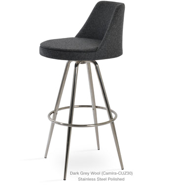 Martini Max Swivel Stools Fabric by SohoConcept - New