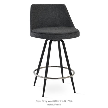 Martini Max Swivel Stools Fabric by SohoConcept - New