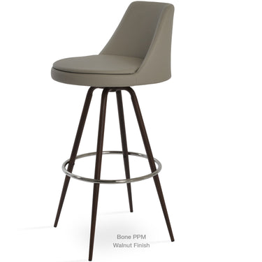 Martini Max Swivel Stools Leather by SohoConcept - New
