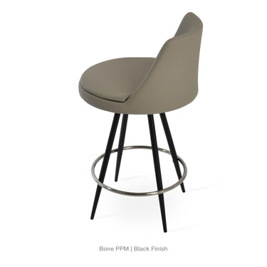 Martini Max Swivel Stools Leather by SohoConcept - New