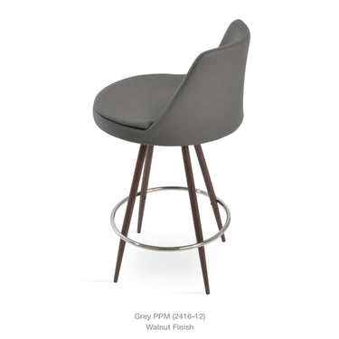 Martini Max Swivel Stools Leather by SohoConcept - New