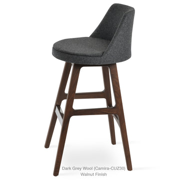 Martini PR Wood Stools Fabric by SohoConcept - New