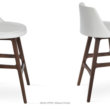 Martini PR Wood Stools Leather by SohoConcept - New