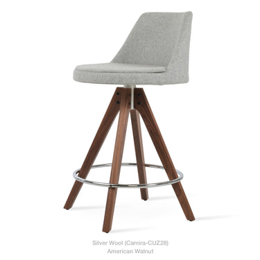 Martini Pyramid Swivel Stools Fabric by SohoConcept - New