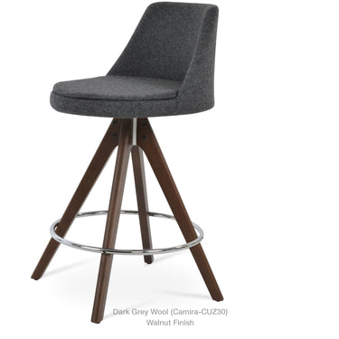Martini Pyramid Swivel Stools Fabric by SohoConcept - New