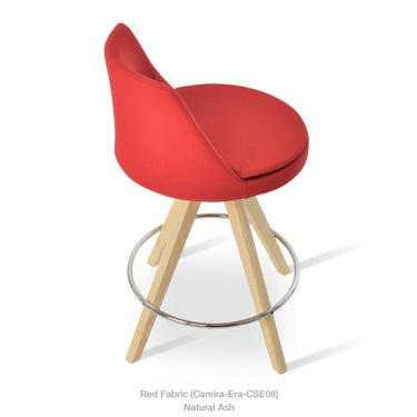 Martini Pyramid Swivel Stools Fabric by SohoConcept - New