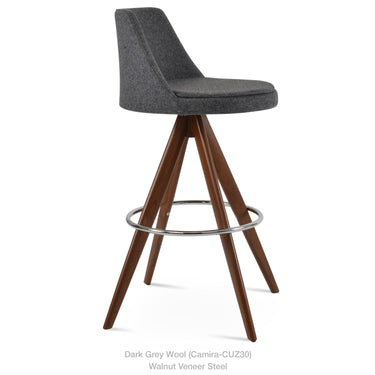 Martini Pyramid MW Swivel Stools Fabric by SohoConcept - New