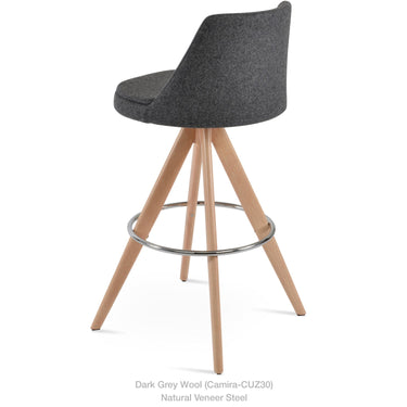 Martini Pyramid MW Swivel Stools Fabric by SohoConcept - New