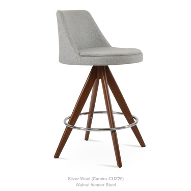 Martini Pyramid MW Swivel Stools Fabric by SohoConcept - New