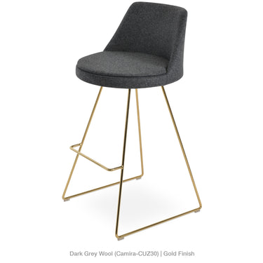 Martini Wire Stools Fabric by SohoConcept - New