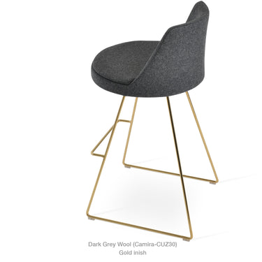 Martini Wire Stools Fabric by SohoConcept - New