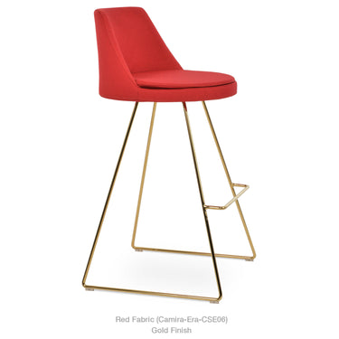 Martini Wire Stools Fabric by SohoConcept - New