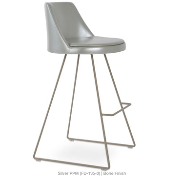 Martini Wire Stools Leather by SohoConcept - New