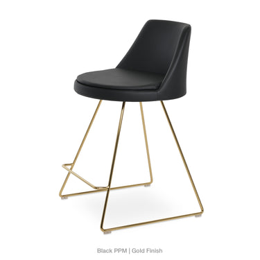 Martini Wire Stools Leather by SohoConcept - New