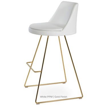 Martini Wire Stools Leather by SohoConcept - New