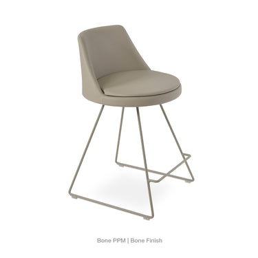 Martini Wire Stools Leather by SohoConcept - New