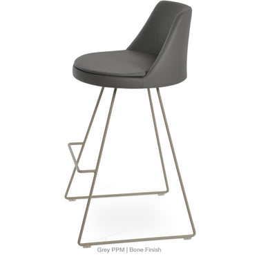 Martini Wire Stools Leather by SohoConcept - New