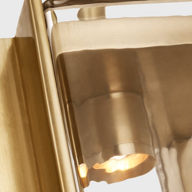 Visual Comfort Maybeck brass LED hanging light with natural brass finish and ETL listing