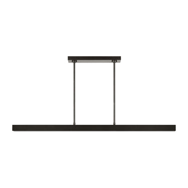 Maybeck linear fixture showcasing a natural brass finish and integrated LED lighting