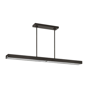 Dimmable 48-inch Maybeck chandelier, perfect for kitchen island or office conference table