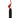 Finesse Decor Flame Floor Sculpture 65" Tall - Metallic Red With Black Stand 
