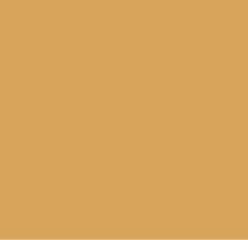 Matt gold metal finish swatch for the Penta MoM wall sconce