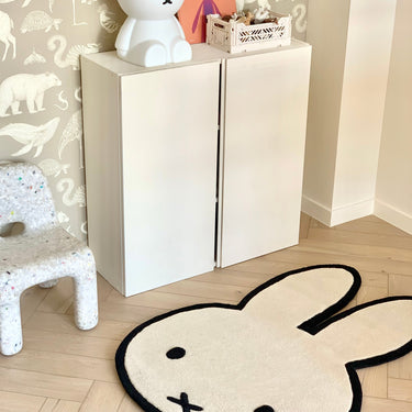 Cream & Black Miffy Rug by Maison Deux, photo 7
