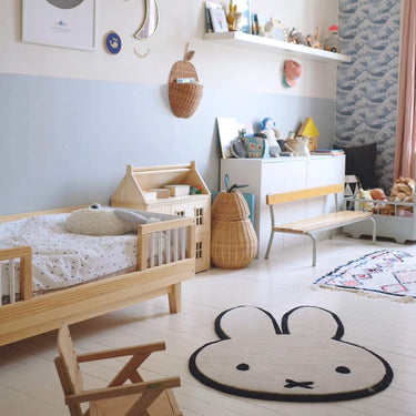 Cream & Black Miffy Rug by Maison Deux, photo 6
