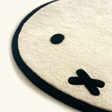 Cream & Black Miffy Rug by Maison Deux, photo 3